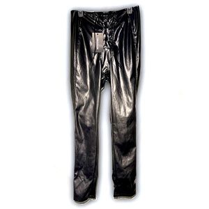 PrettyLittleThing - Faux Black Leather Pants